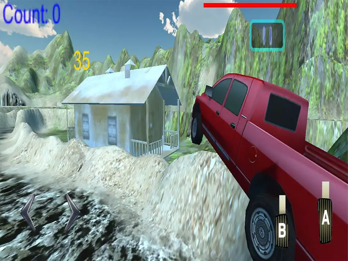 Tangkapan skrin Drive Offroad pickup truck sim 2017 iPad 