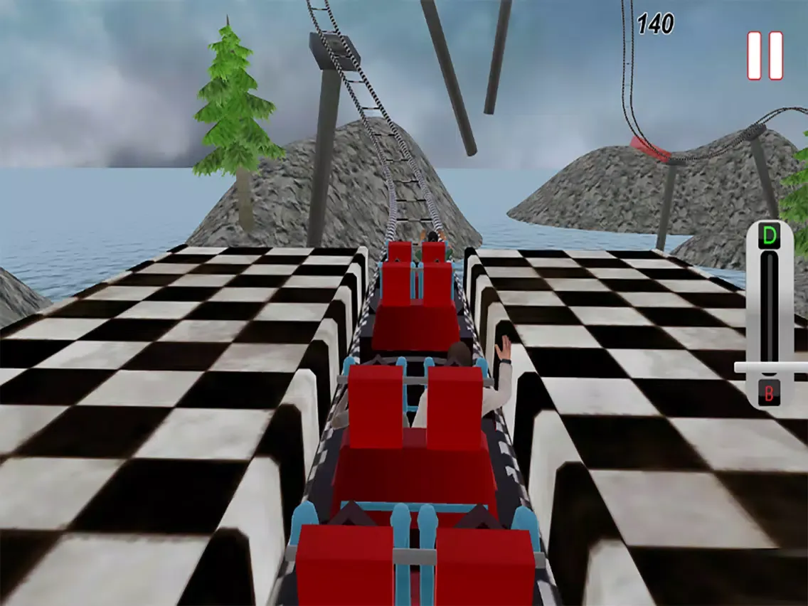 Zrzuty ekranu Roller coaster ride USA 2017 iPad 