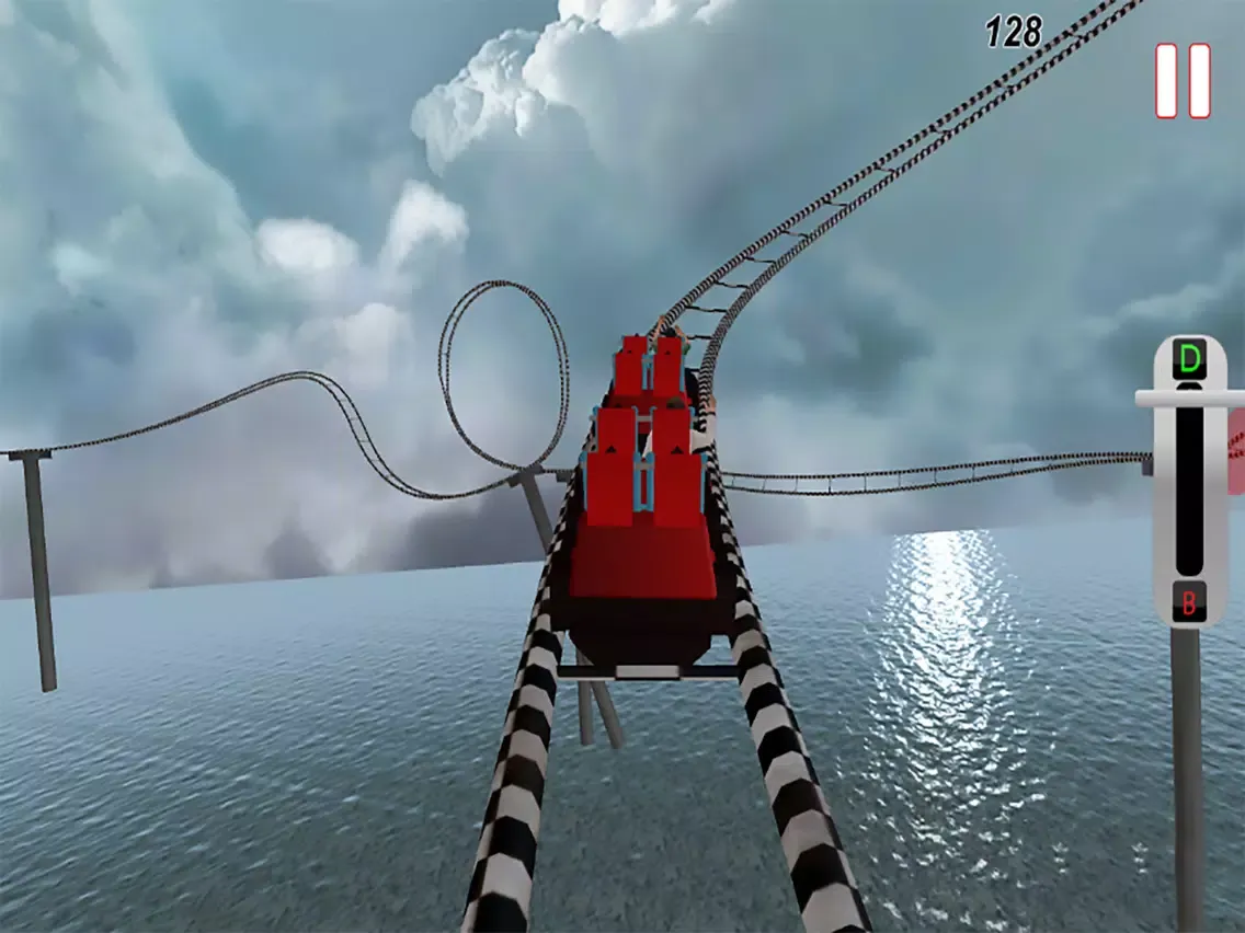 Zrzuty ekranu Roller coaster ride USA 2017 iPad 