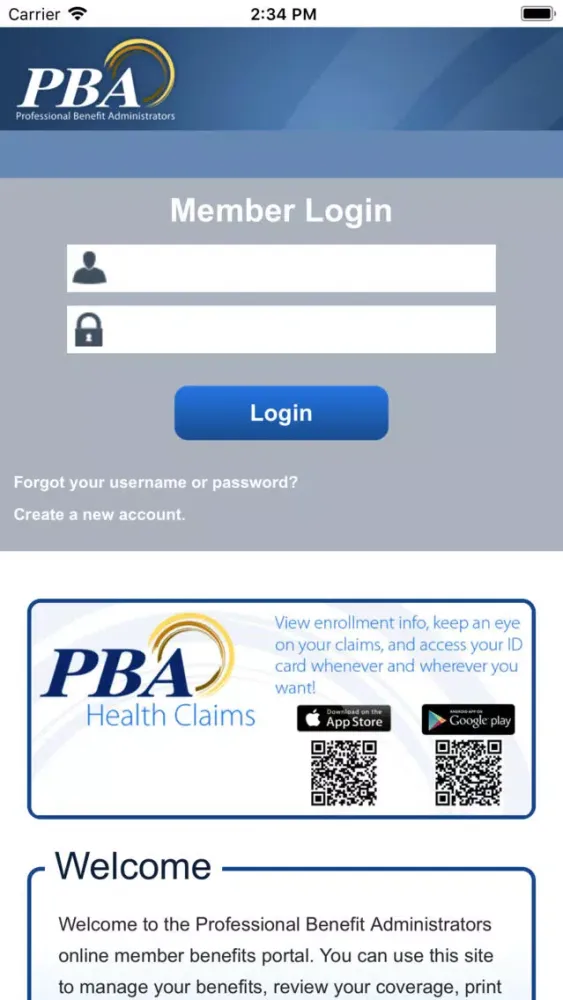 Capturas de pantalla de PBA Claims
