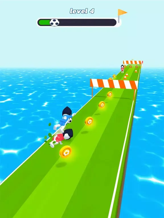 Tangkapan skrin Goal Run 3D iPad 