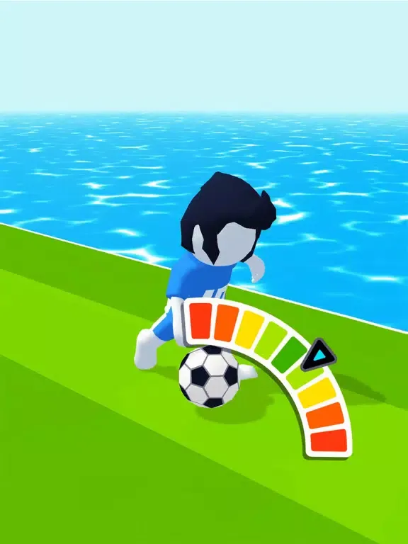 Tangkapan skrin Goal Run 3D iPad 