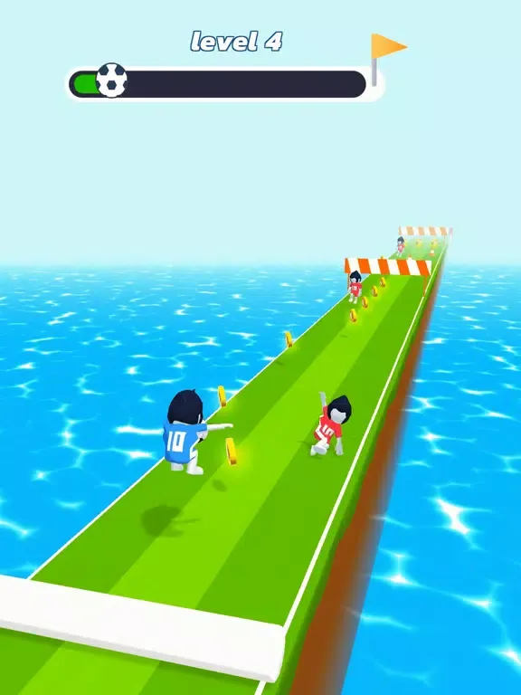 Tangkapan skrin Goal Run 3D iPad 