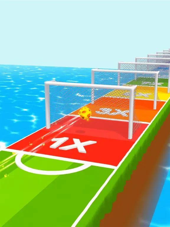 Tangkapan skrin Goal Run 3D iPad 