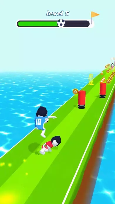 Tangkapan skrin Goal Run 3D