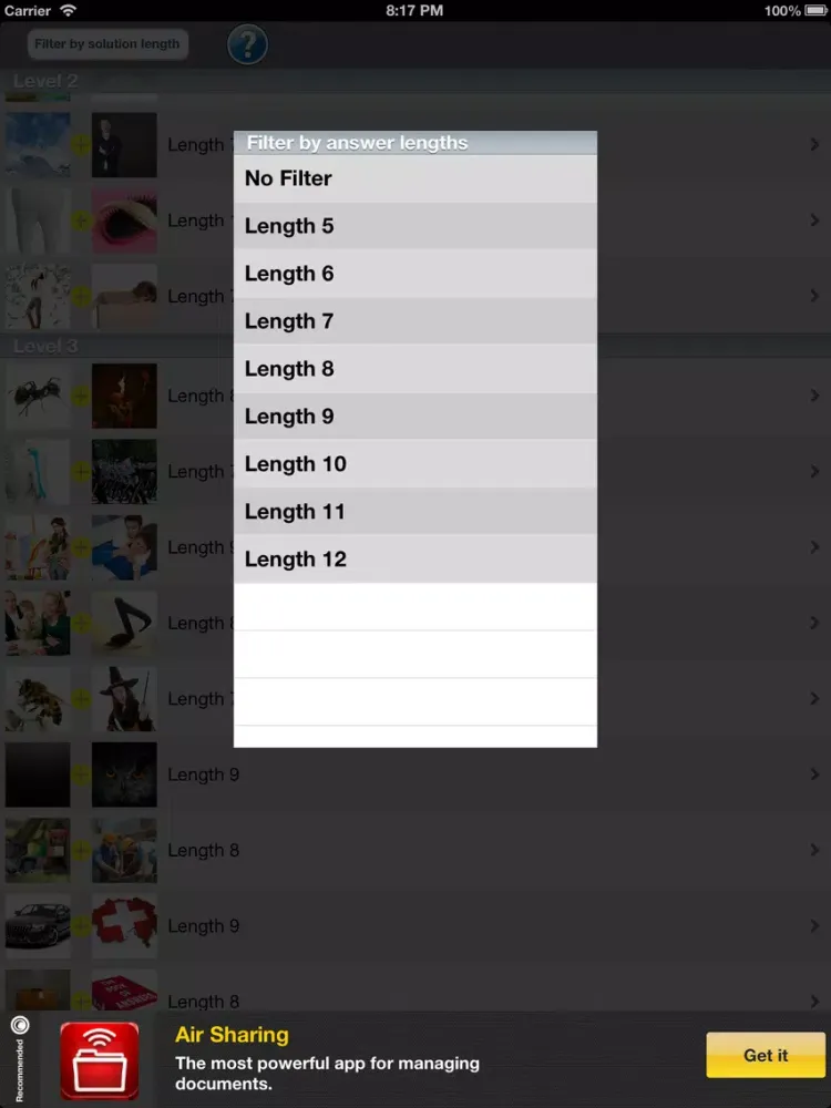 Cheat for Pic Combo - All Answers iPad 應用截圖