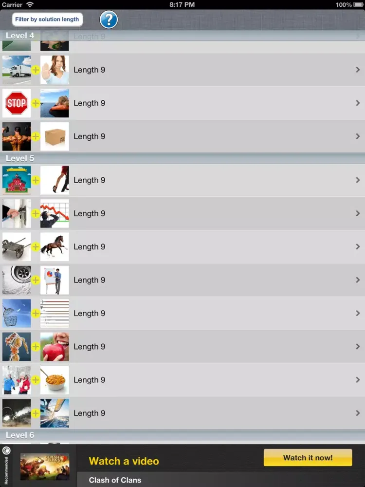 Cheat for Pic Combo - All Answers iPad 應用截圖