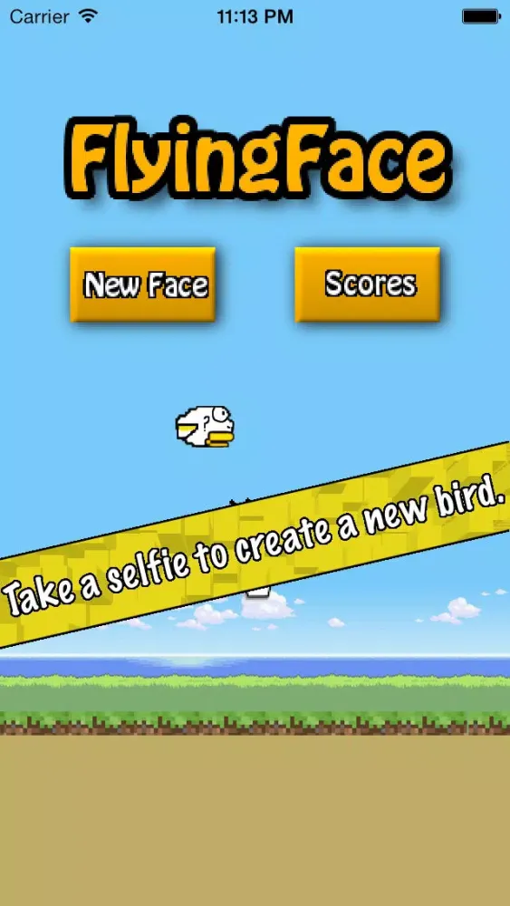 Screenshot di Flappy Faces