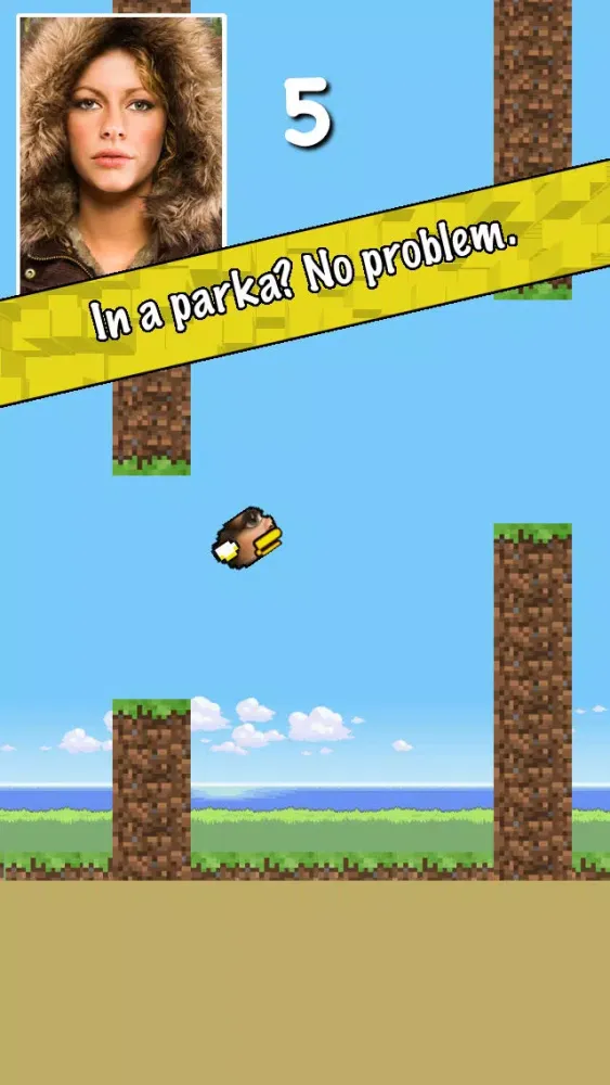 Screenshot di Flappy Faces