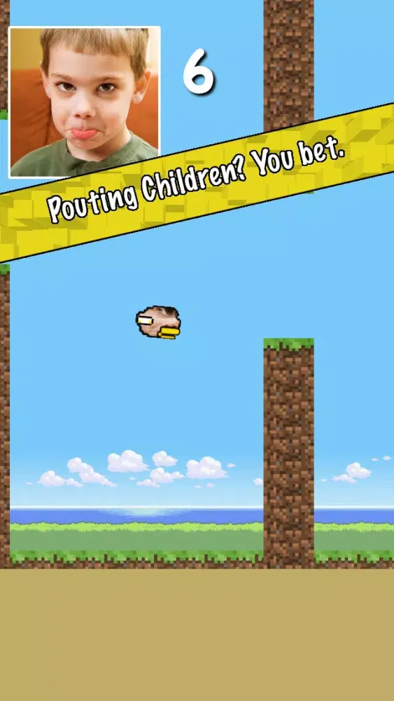 Screenshot di Flappy Faces