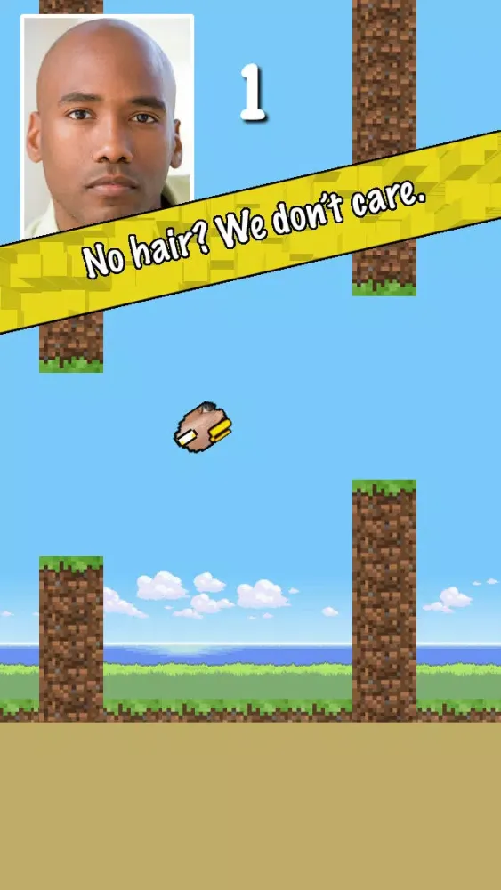 Screenshot di Flappy Faces