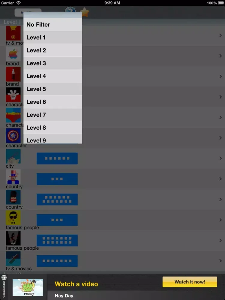Cheat for Icon Pop Mania - All Answers iPad 應用截圖