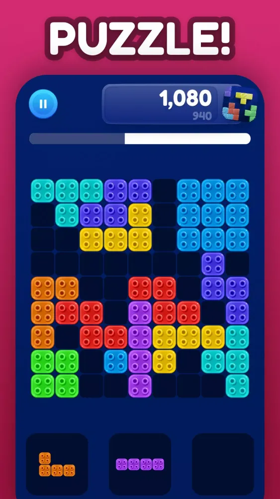 Capturas de pantalla de Blocks Puzzle: Brain Challenge