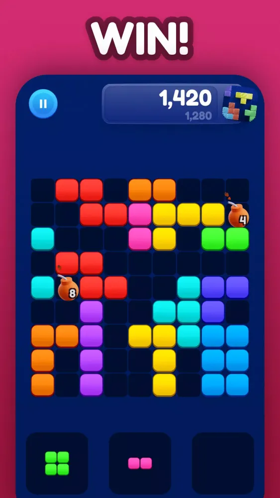 Capturas de pantalla de Blocks Puzzle: Brain Challenge
