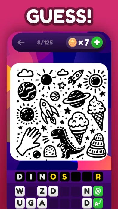 Zrzuty ekranu Pictionic: Draw & Guess Words