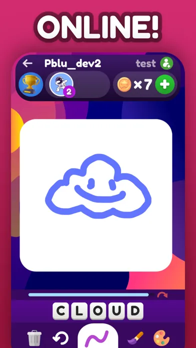 Zrzuty ekranu Pictionic: Draw & Guess Words