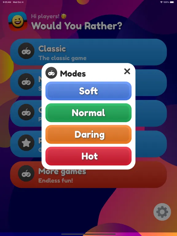 Screenshot di Would You Rather - Party Game iPad 