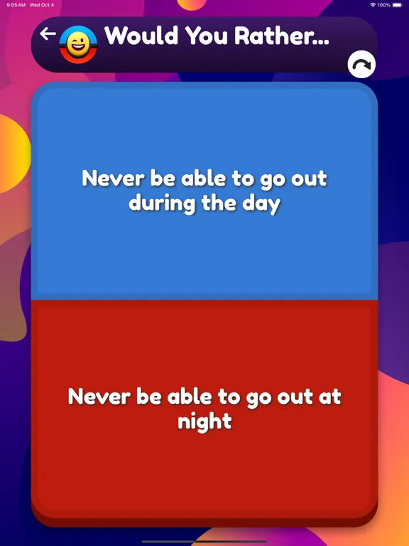 Screenshot di Would You Rather - Party Game iPad 