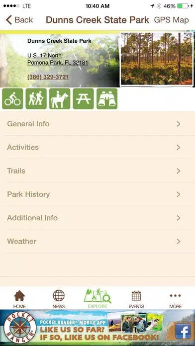 تصاویر Florida State Parks Guide- Pocket Ranger®