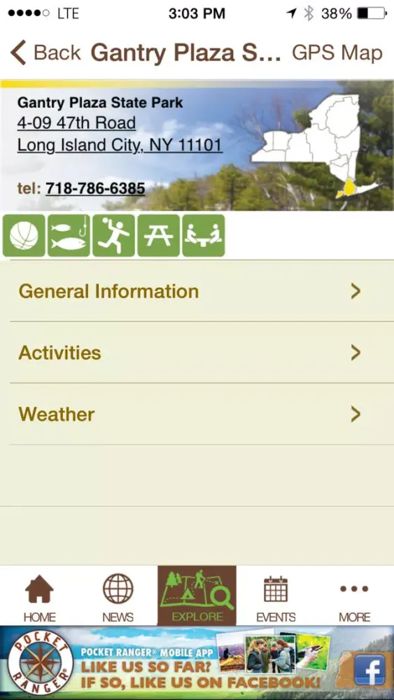Captures d'écran de New York State Parks Guide- Pocket Ranger®