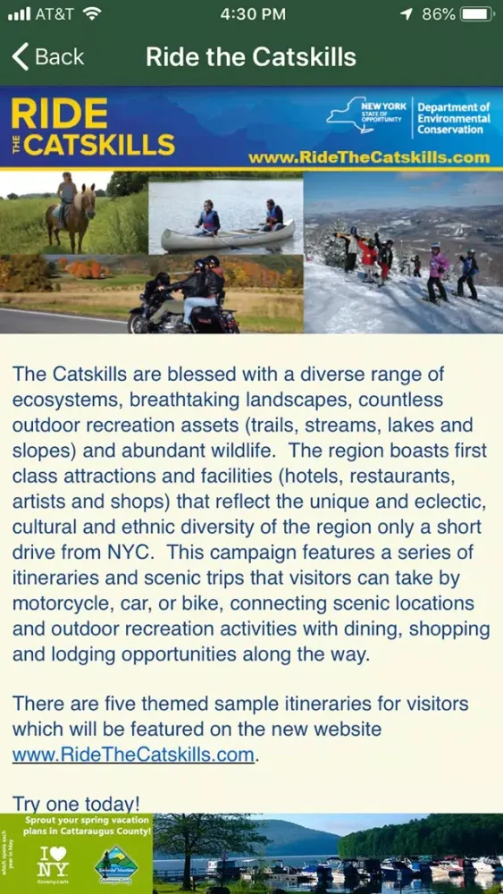 Скриншоты New York Fish and Wildlife App