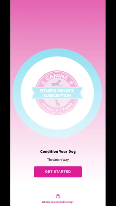Canine Fitness App 스크린샷