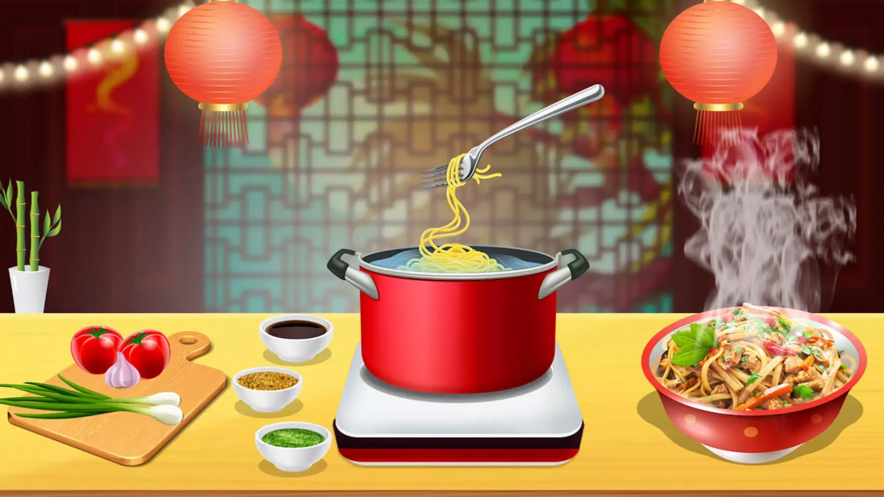 Ảnh chụp màn hình của Chinese Food Maker Chef Games