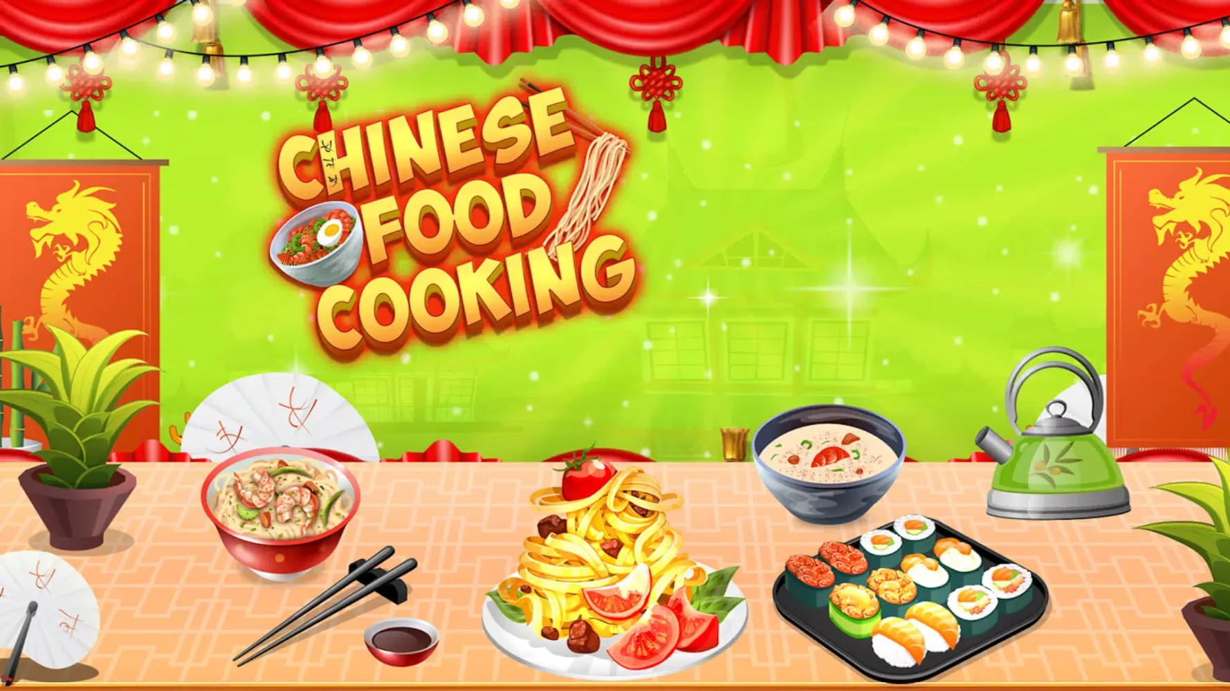 Ảnh chụp màn hình của Chinese Food Maker Chef Games