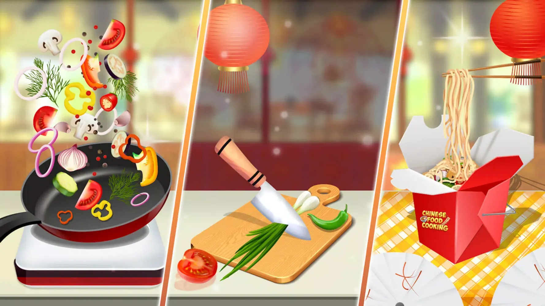 Ảnh chụp màn hình của Chinese Food Maker Chef Games