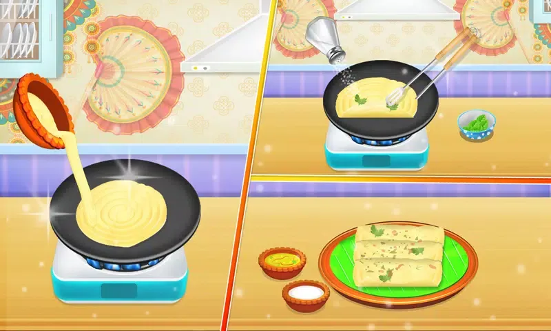 Indian Food Chef Cooking Games 스크린샷