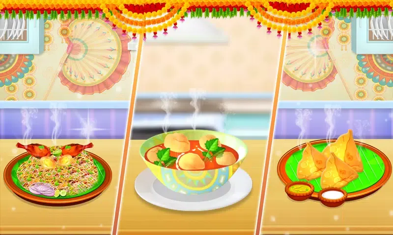 Indian Food Chef Cooking Games 스크린샷