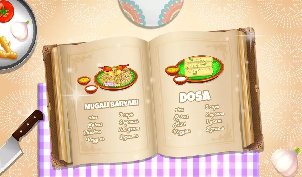 Indian Food Chef Cooking Games 스크린샷