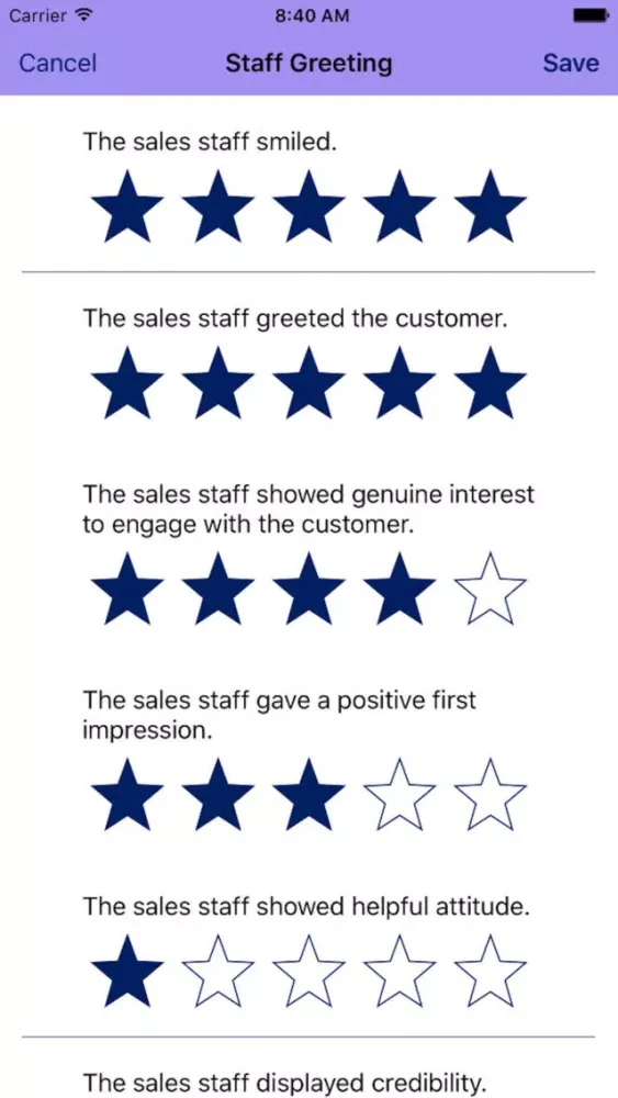 Customer Experience Checklist Ekran Görüntüleri