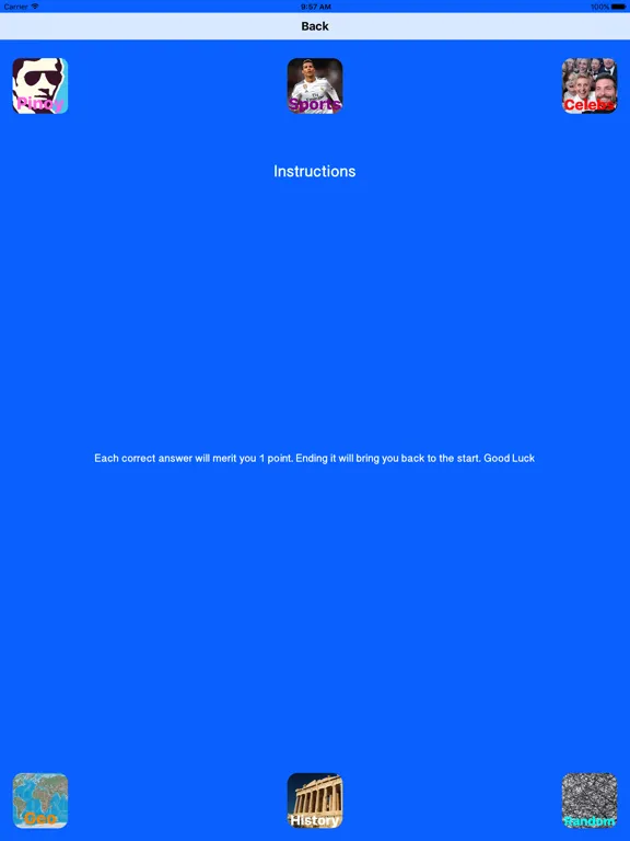 Quizify iPad  Screenshots