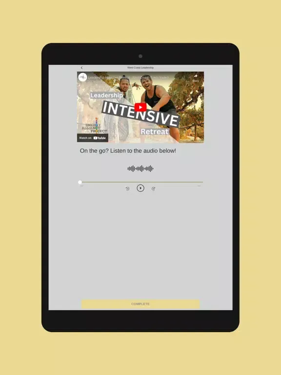 Energy Alliance Project iPad  Screenshots