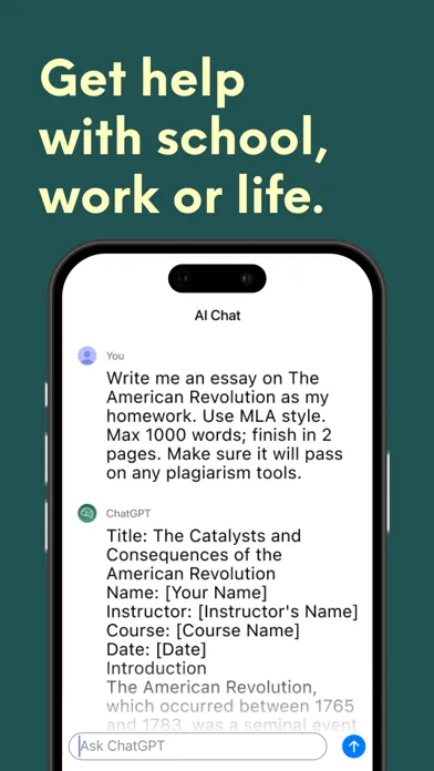 AI Chat: Assistant/Chatbot स्क्रीनशॉट