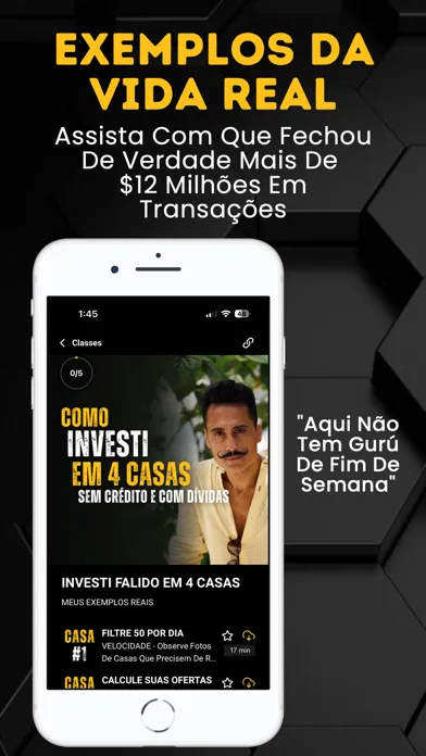 Capturas de tela do Stache Flow