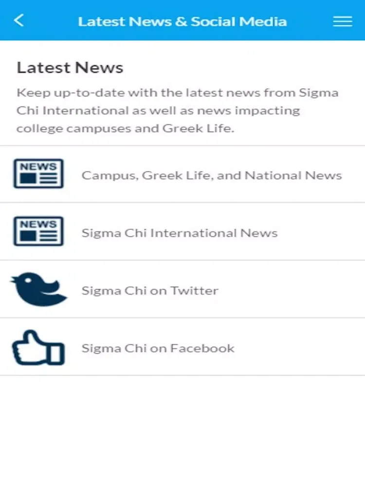 Sigma Chi Grand Praetors iPad 应用截图
