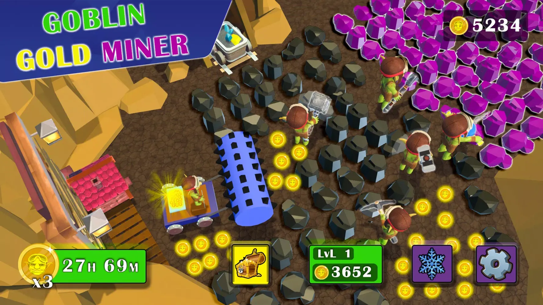 Captures d'écran de Idle Goblin Mining Gold Games