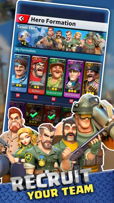 Tangkapan layar Puzzle Commander: Match 3 RPG