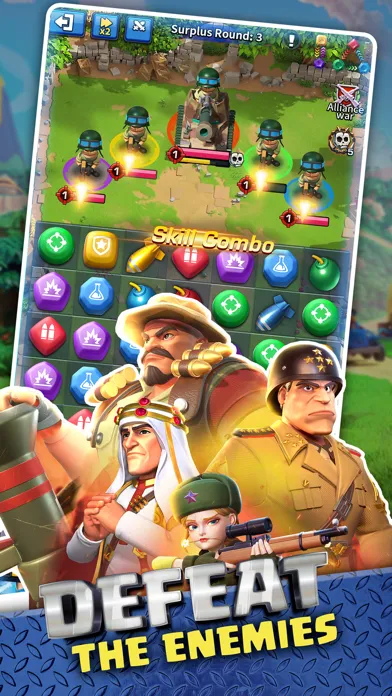 Tangkapan layar Puzzle Commander: Match 3 RPG