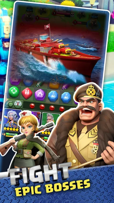 Tangkapan layar Puzzle Commander: Match 3 RPG
