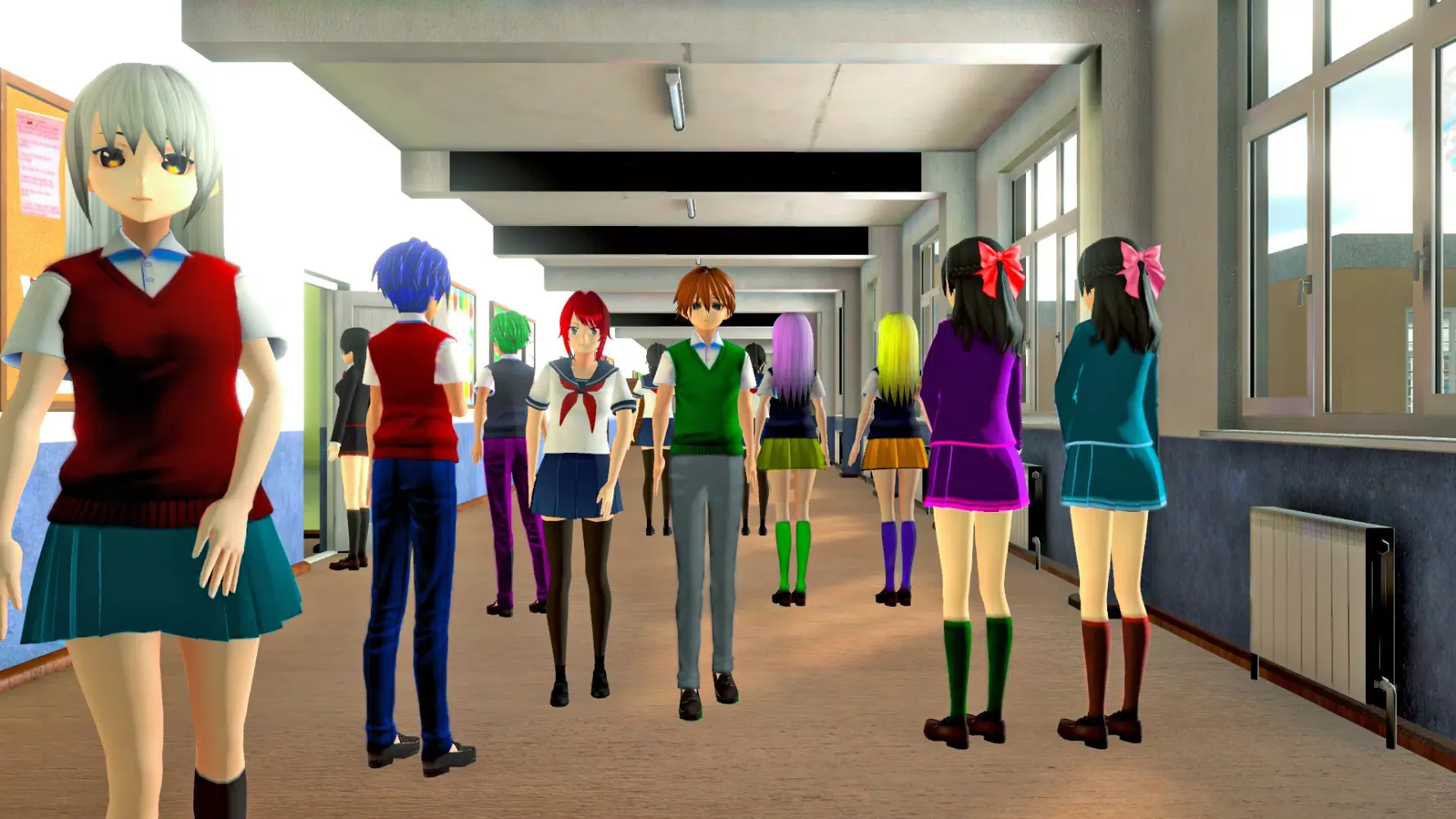 Anime Girl Game 3D School Life Screenshots