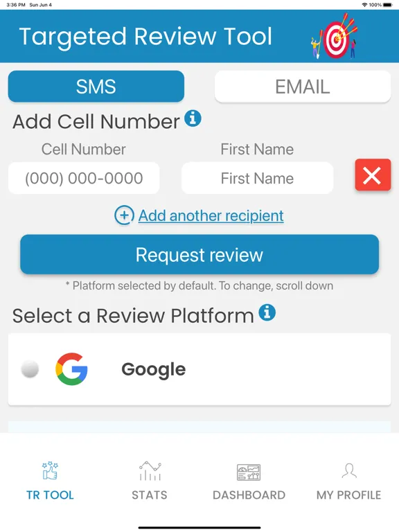 تصاویر Targeted Review Tool iPad 