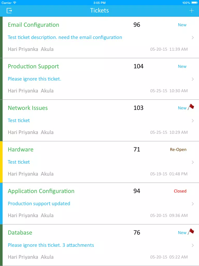 Tangkapan skrin PCC Support iPad 