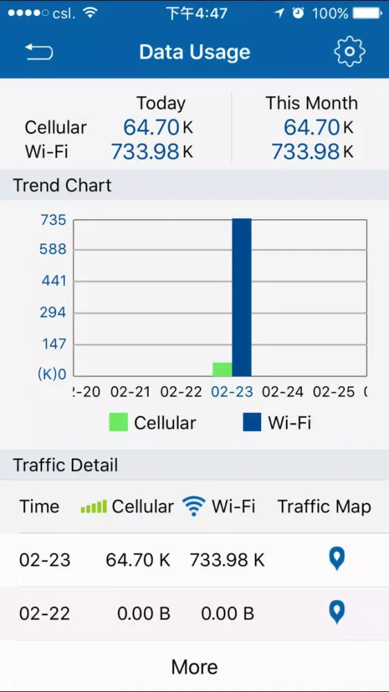 Captures d'écran de Wi-Fi Roam