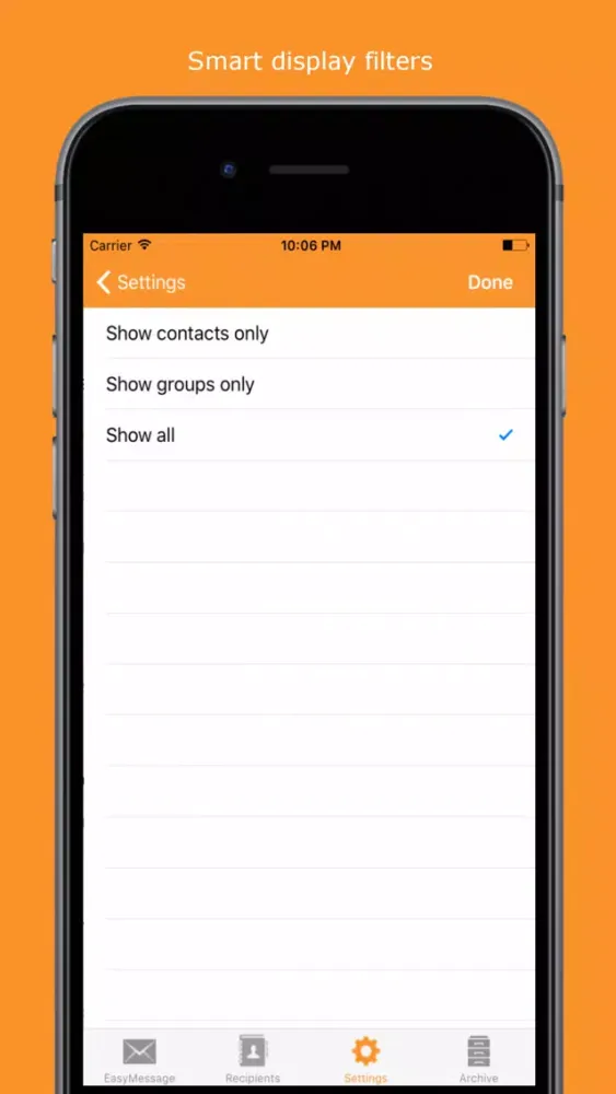 Ảnh chụp màn hình của Easy Message - Group Mass Text