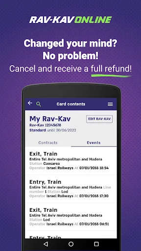 Zrzuty ekranu Rav-Kav Online Rav-Kav Loading