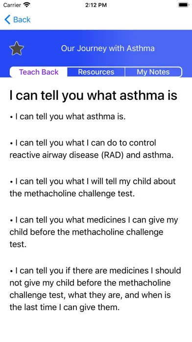 ภาพหน้าจอของ Our Journey with Asthma