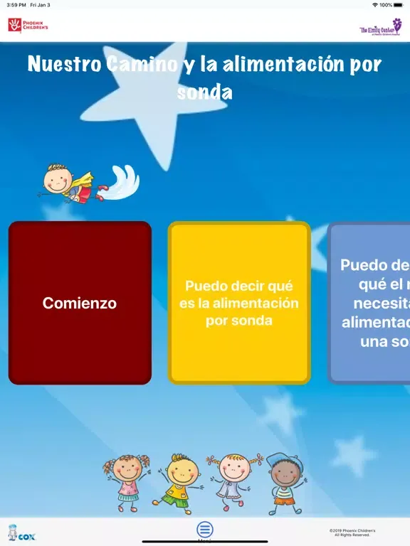 Ảnh chụp màn hình của Alimentación por sonda iPad 